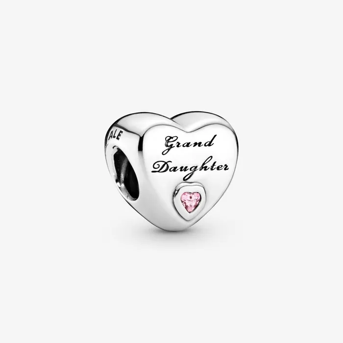 1 Bracelet2 Charms 99 Women Pandora Granddaughter Heart Charm