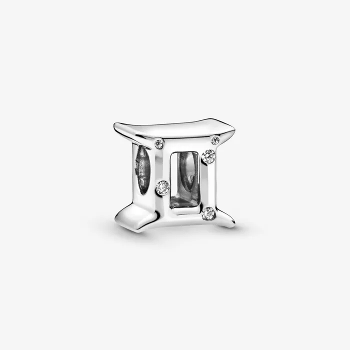 1 Bracelet2 Charms 99 Women Pandora Sparkling Gemini Zodiac Charm