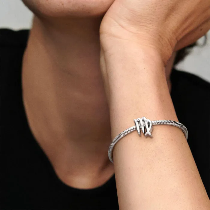1 Bracelet2 Charms 99 Women Pandora Sparkling Virgo Zodiac Charm
