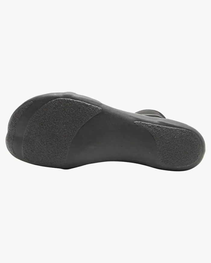 3 Absolute Hidden Split Toe Wetsuit Boots Black Hash Men Billabong Surf Accessories