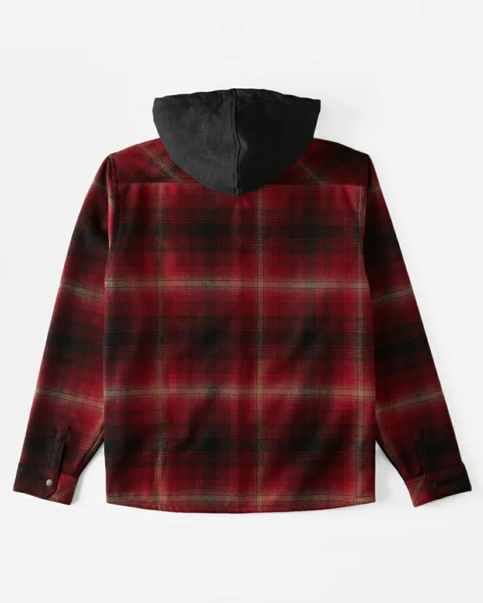 ADiv Furnace Bonded Flannel Shirt Coral Men Billabong Shirts