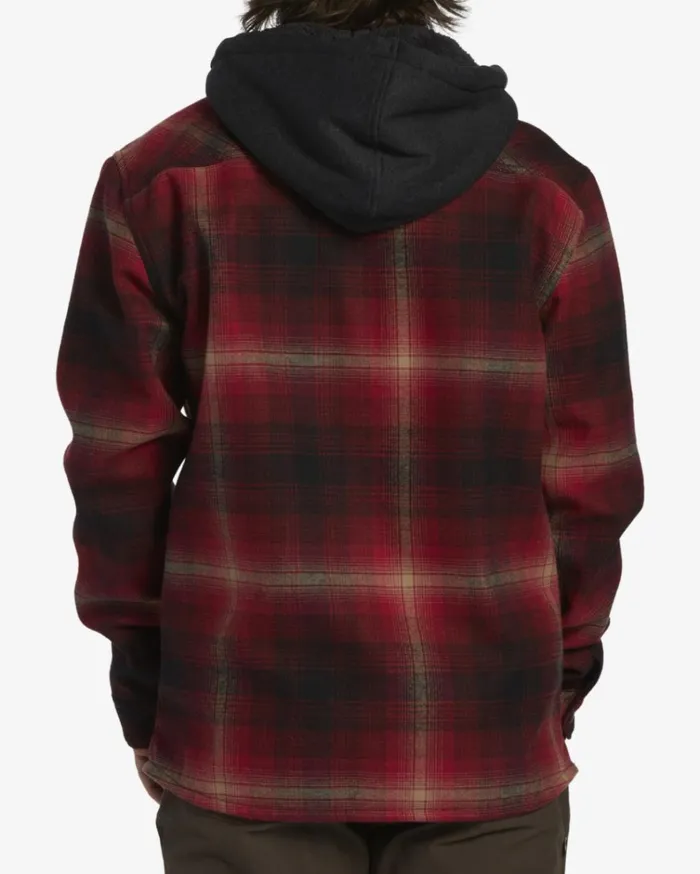 ADiv Furnace Bonded Flannel Shirt Coral Men Billabong Shirts