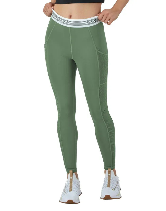 Absolute 78S Leggings C Logo 24034 Nurture Green Women Champion Leggings