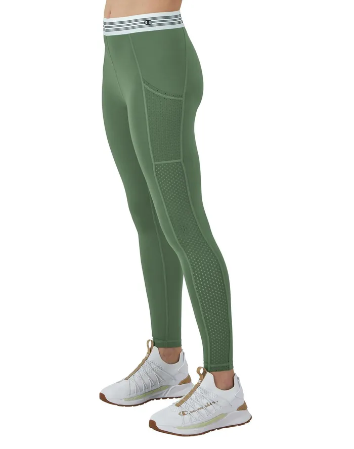 Absolute 78S Leggings C Logo 24034 Nurture Green Women Champion Leggings