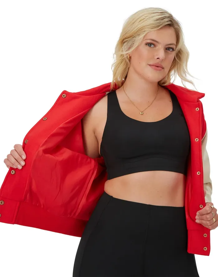 Absolute Lift Sports Bra C Logo Black Women Champion Sports Bras and Bralettes