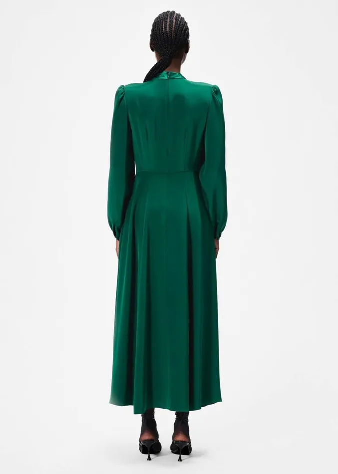 Adam Lippes Alison Dress Pine Womens Dresses
