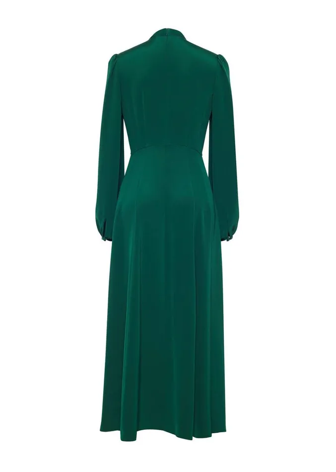 Adam Lippes Alison Dress Pine Womens Dresses
