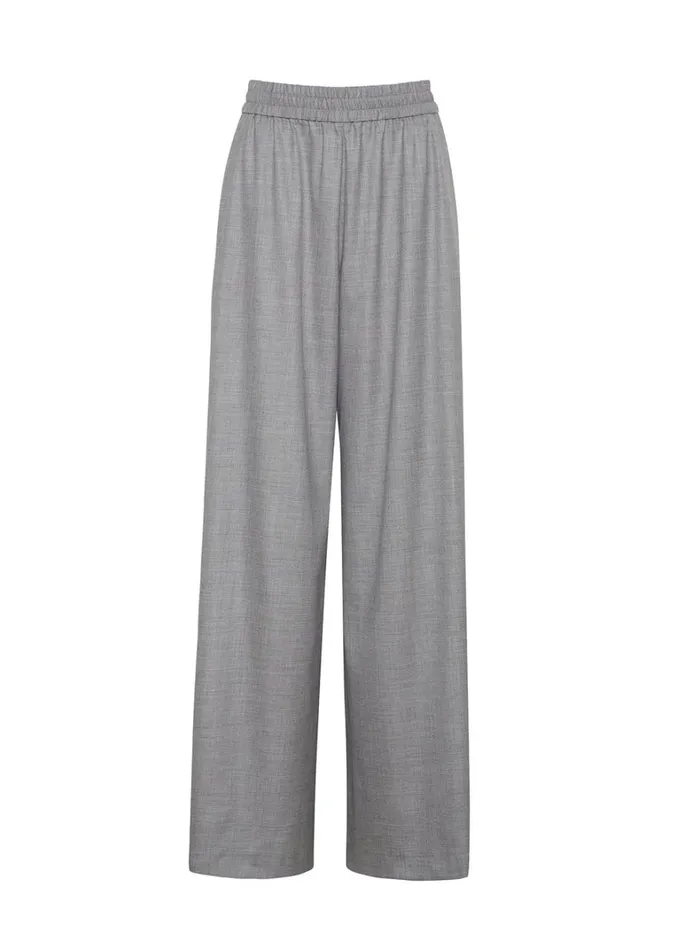 Adam Lippes Maeve Pant Heather Grey Womens Pants