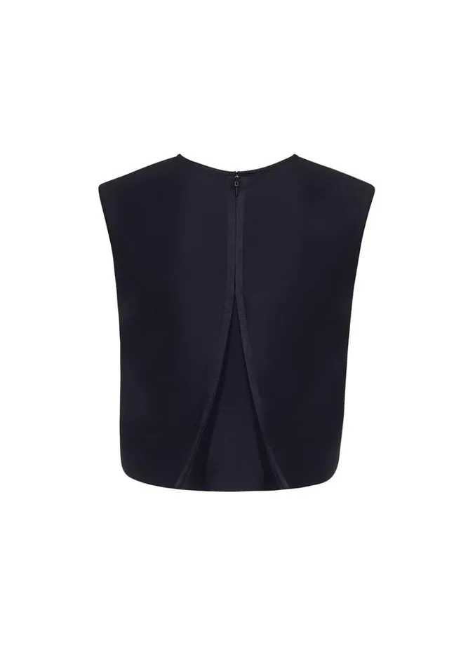 Adam Lippes Mercer Top Black Womens Tops