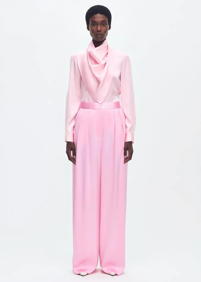Adam Lippes Nils Pant Pink Womens Pants
