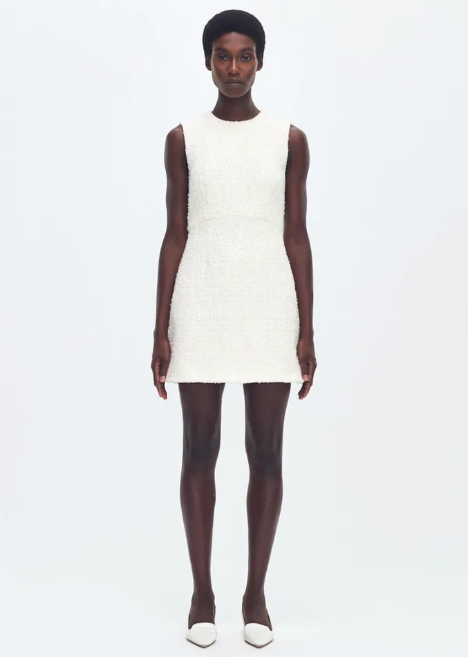 Adam Lippes Tati Dress Ivory Womens Suiting