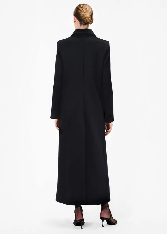 Adam Lippes Wheatleigh Coat Black Womens Coats and Jackets