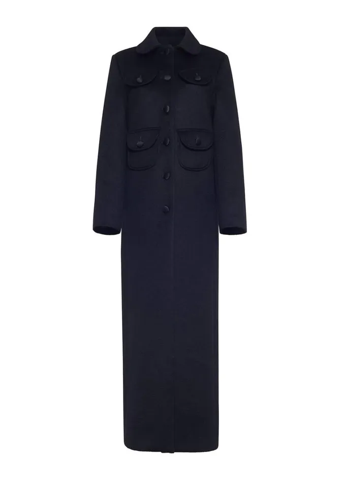 Adam Lippes Wheatleigh Coat Black Womens Coats and Jackets