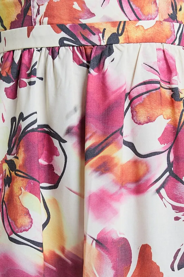 Adara Midi Dress 8211 Strappy Bustier Dress In Dahlia Dusk Floral Women Showpo Dresses