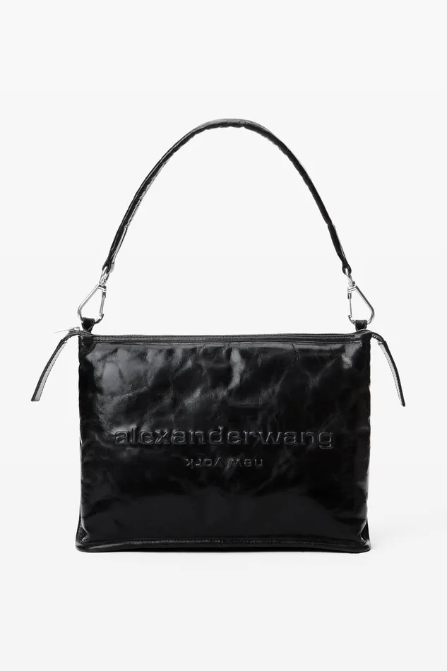 Alexander Wang Bags Punch Tech Shoulder Bag In Crackle Patent Leather 8211 Women