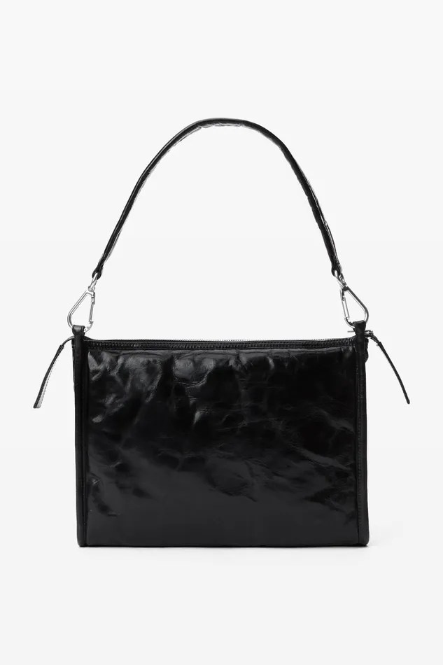Alexander Wang Bags Punch Tech Shoulder Bag In Crackle Patent Leather 8211 Women