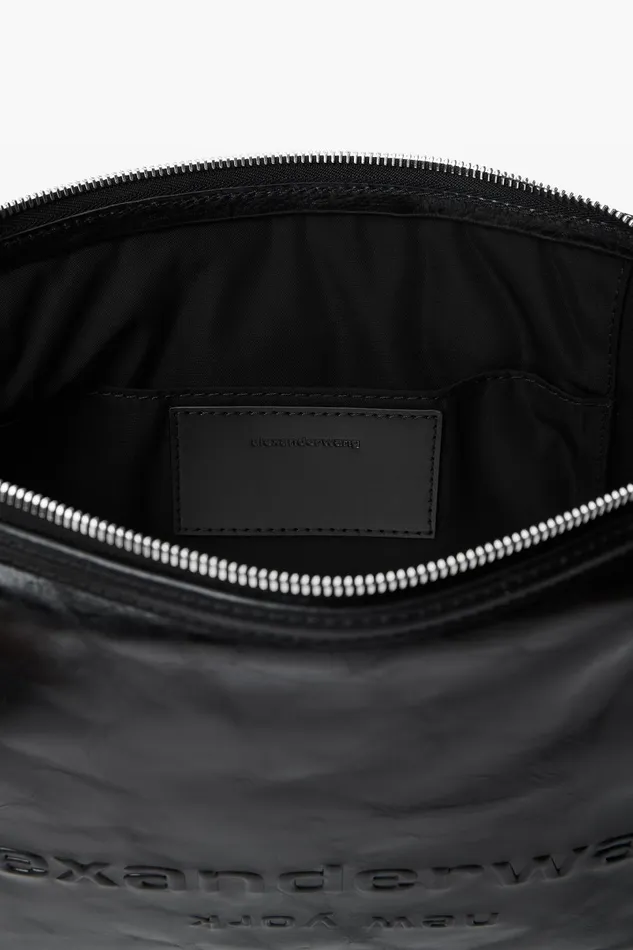 Alexander Wang Bags Punch Tech Shoulder Bag In Crackle Patent Leather 8211 Women