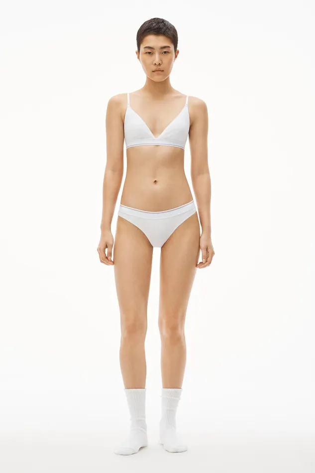 Alexander Wang Bodywear Classic Thong In Ribbed Jersey