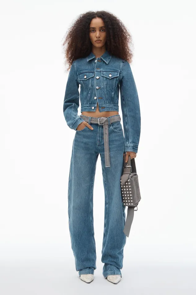 Alexander Wang Denim Denim Trucker Jacket 8211 Women
