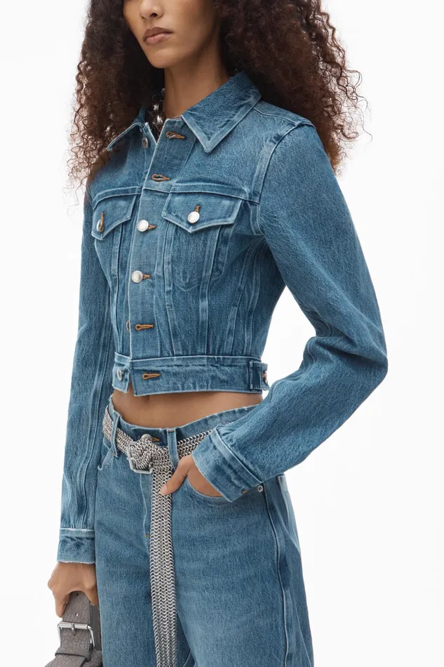 Alexander Wang Denim Denim Trucker Jacket 8211 Women