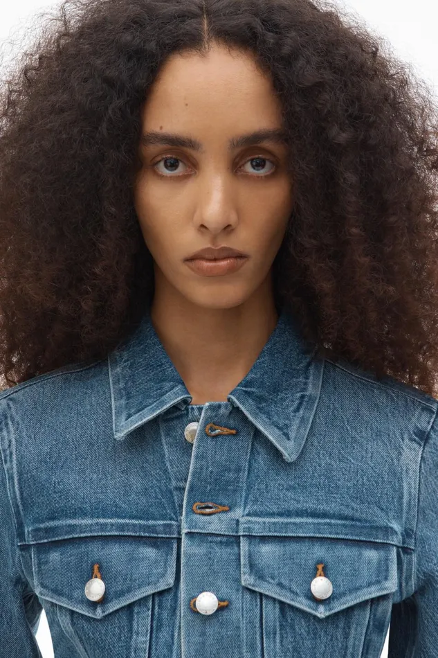 Alexander Wang Denim Denim Trucker Jacket 8211 Women