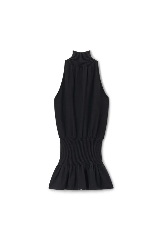 Alexander Wang Dresses Ruched Turtleneck Halter Dress 8211 Women