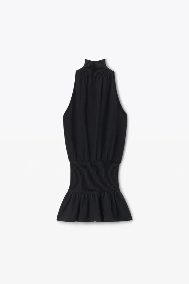 Alexander Wang Dresses Ruched Turtleneck Halter Dress 8211 Women