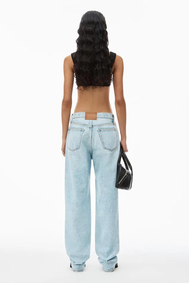 Alexander Wang Pants Ez CutOut Logo Jeans 8211 Women