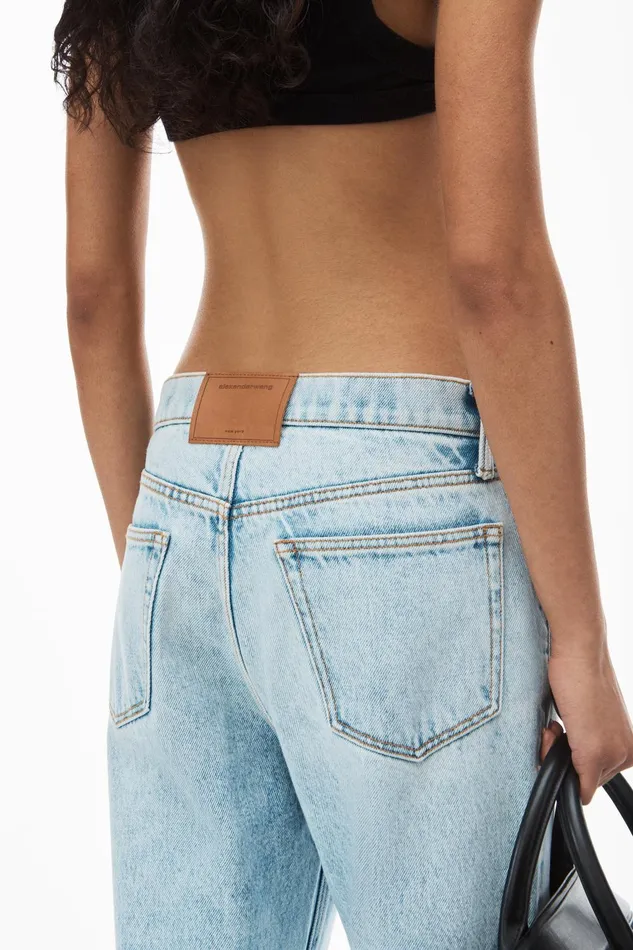 Alexander Wang Pants Ez CutOut Logo Jeans 8211 Women