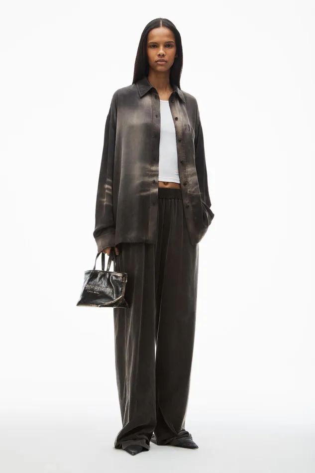 Alexander Wang Pants HighWaist Relaxed Sweatpant In Cotton 8211 Women