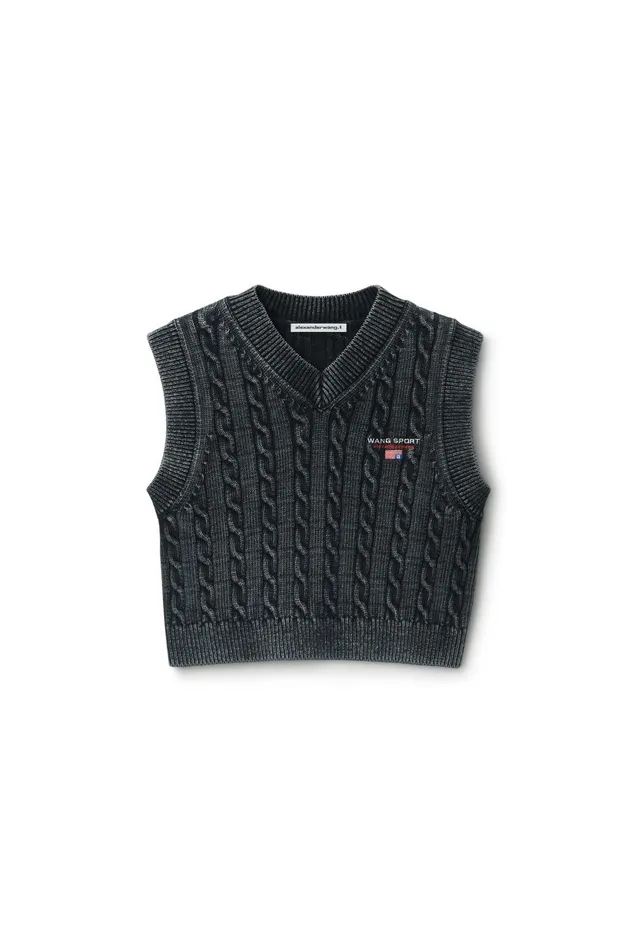 Alexander Wang Sweaters Organic Cotton Vest 8211 Women