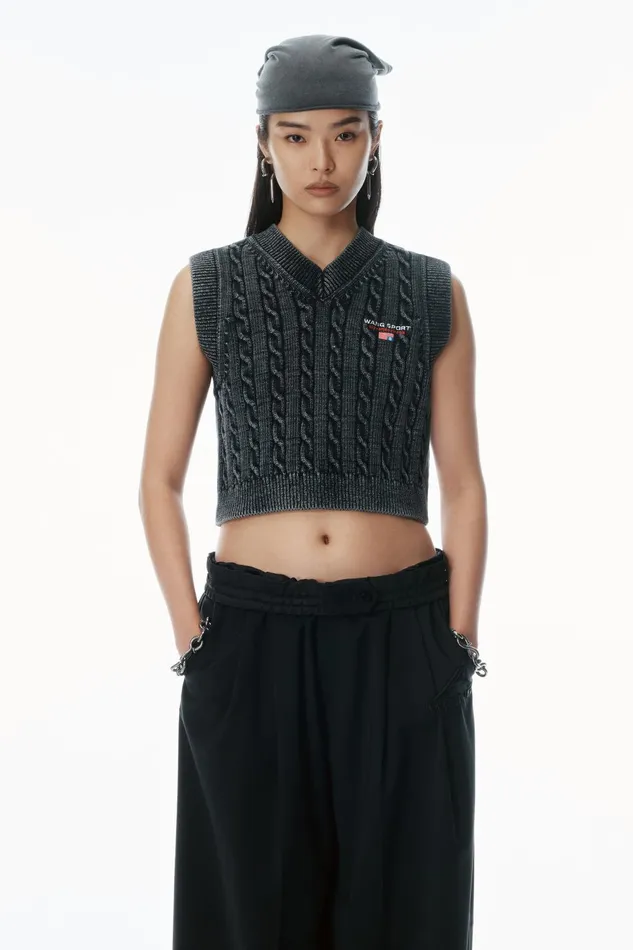 Alexander Wang Sweaters Organic Cotton Vest 8211 Women