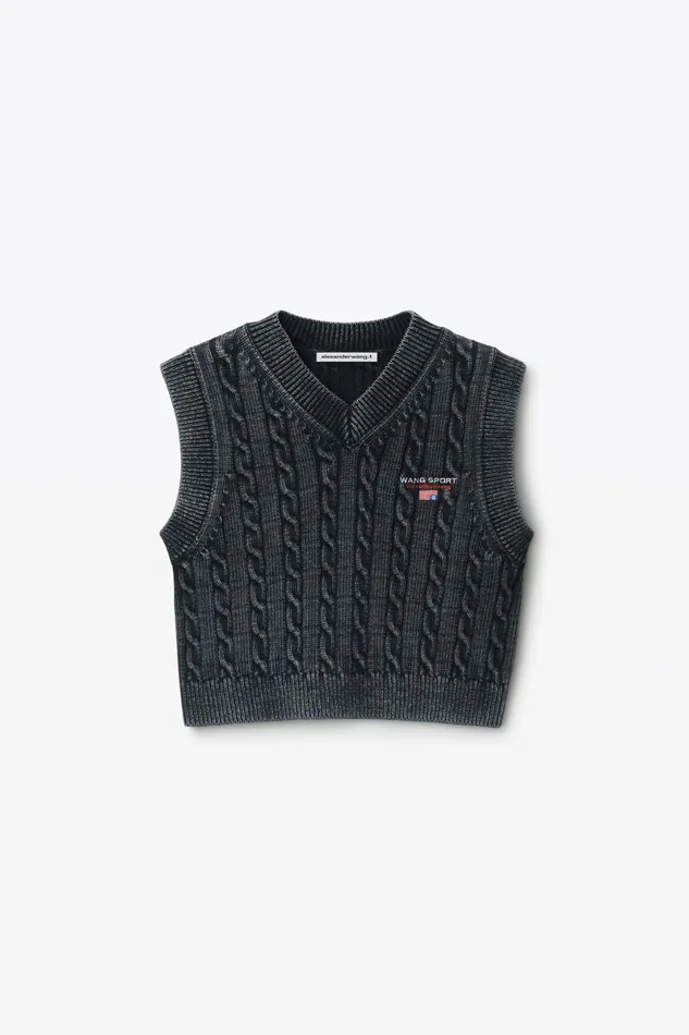 Alexander Wang Sweaters Organic Cotton Vest 8211 Women