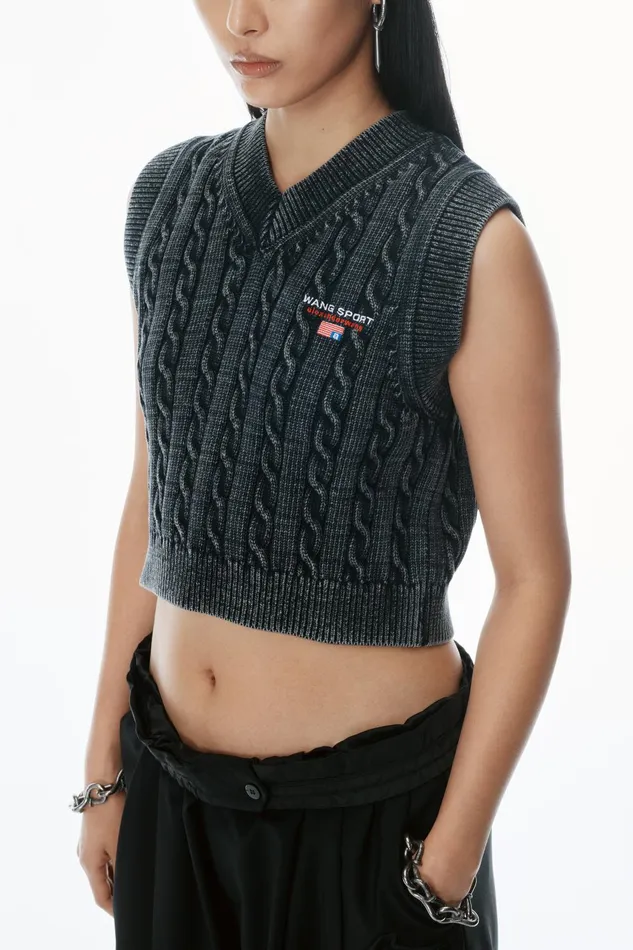 Alexander Wang Sweaters Organic Cotton Vest 8211 Women