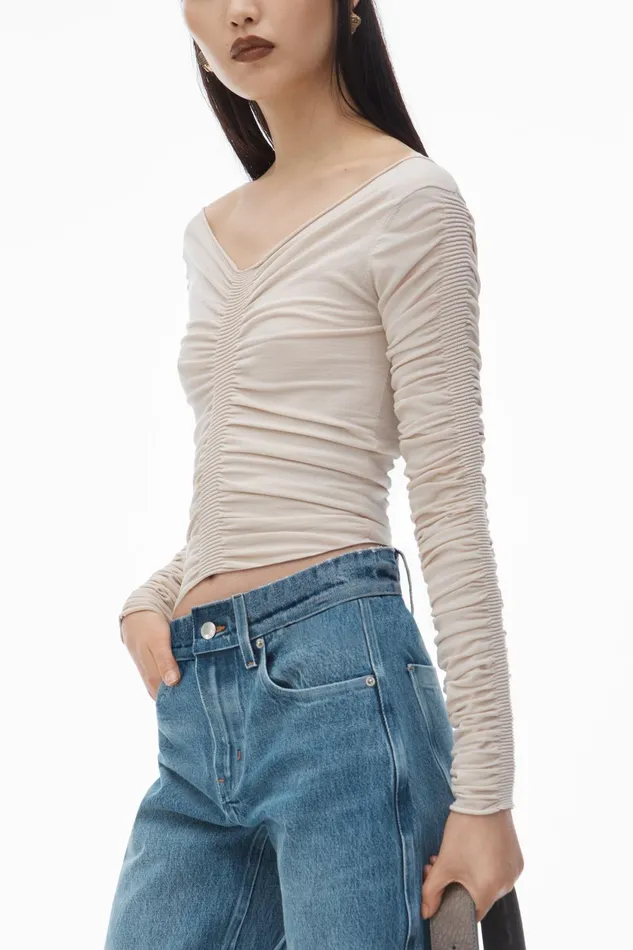 Alexander Wang Sweaters Ruched Pullover 8211 Women