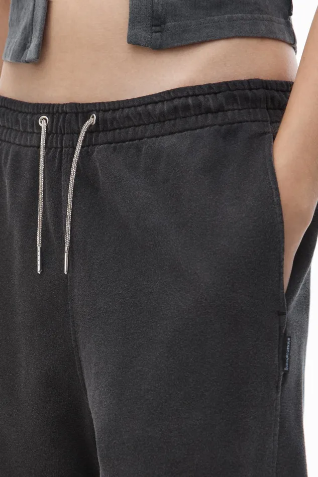Alexander Wang Sweatpants Sweatpant In Cotton Terry With Crystal Hotfix Drawcord 8211 Women