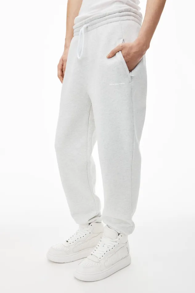 Alexander Wang Sweatpants Unisex Sweatpant In Dense Fleece 8211 WomenMen