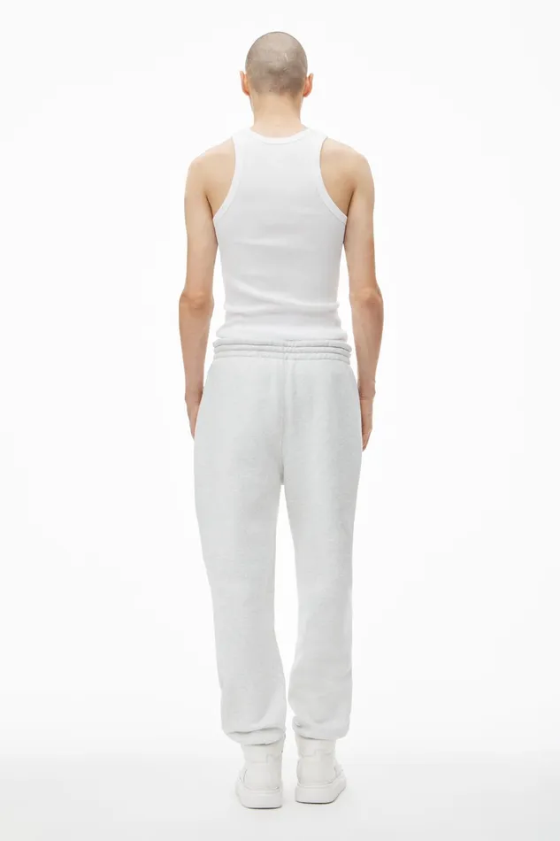 Alexander Wang Sweatpants Unisex Sweatpant In Dense Fleece 8211 WomenMen