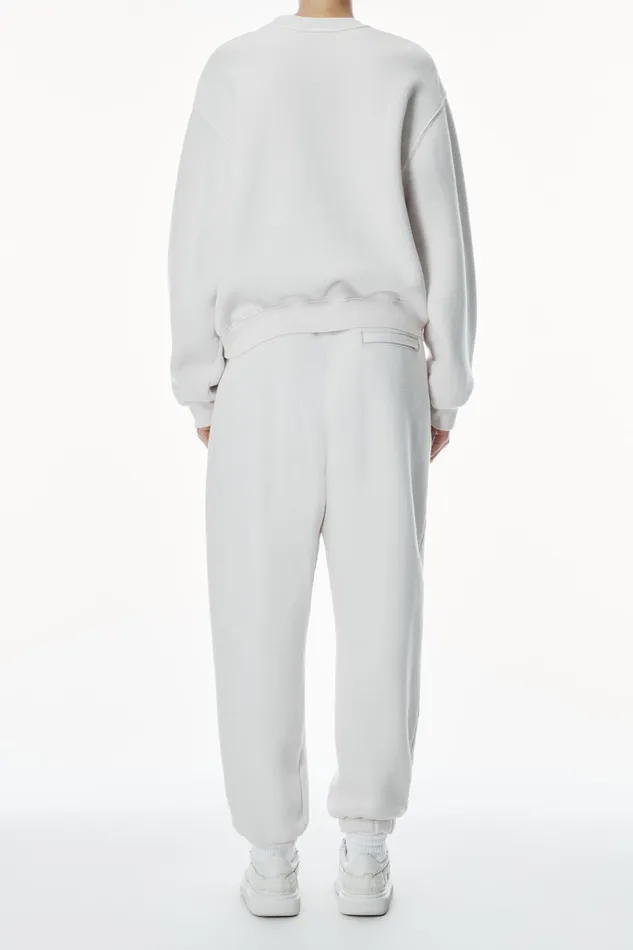 Alexander Wang Sweatshirts Distressed Logo Sweatshirt 8211 Women