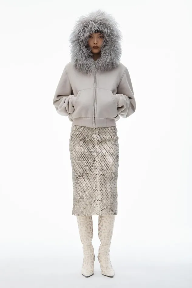 Alexander Wang Sweatshirts Hoodie With Mongolian Hood 8211 Women