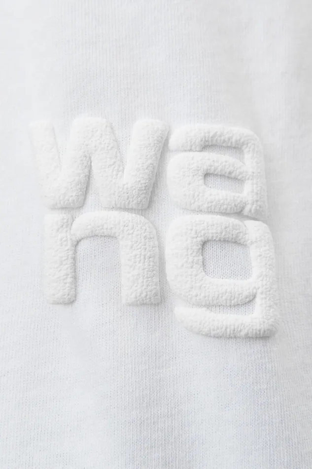 Alexander Wang TShirts Puff Logo Tee In Cotton Jersey 8211 Women