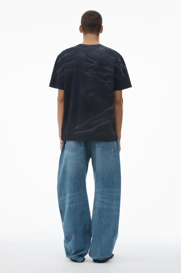 Alexander Wang TShirts Unisex Logo Tee In Cotton Jersey 8211 WomenMen