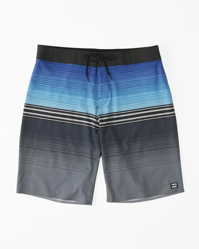 All Day Heather Stripe Pro Performance 20034 Boardshorts Blue Men Billabong Performance Boardshorts