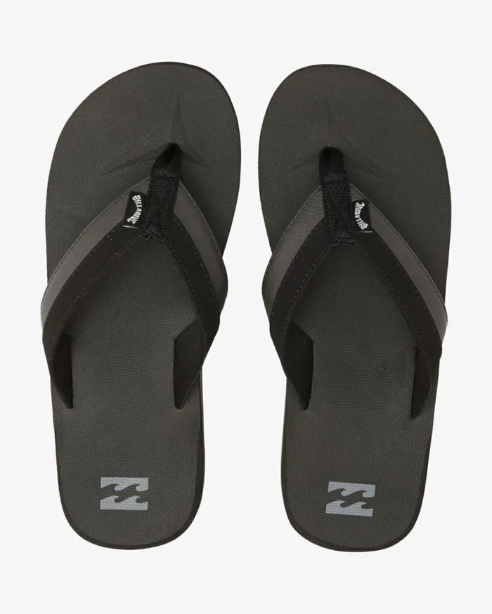 All Day Impact SlipOn Sandals Black Men Billabong Flip Flops