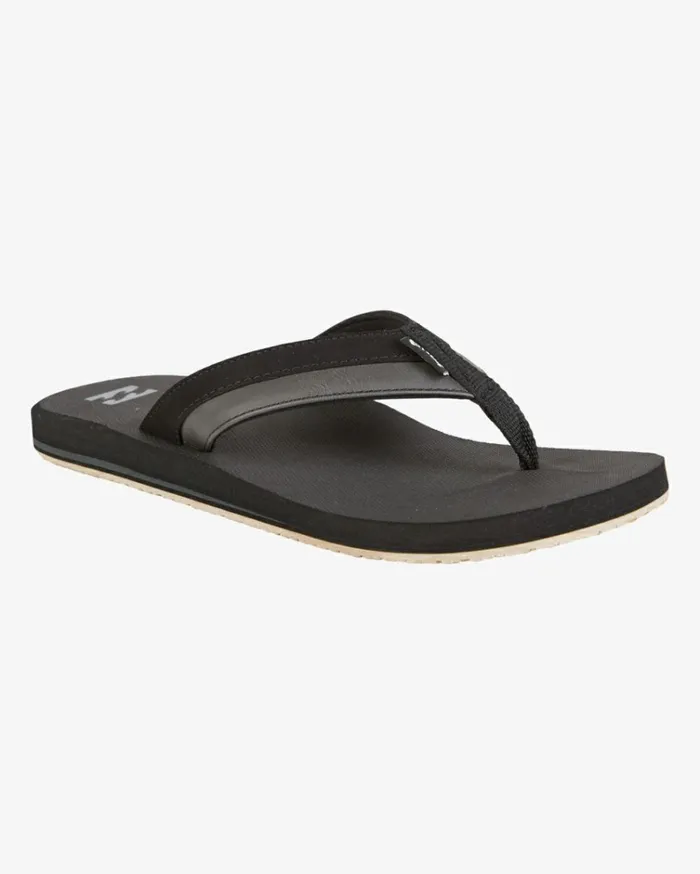 All Day Impact SlipOn Sandals Black Men Billabong Flip Flops