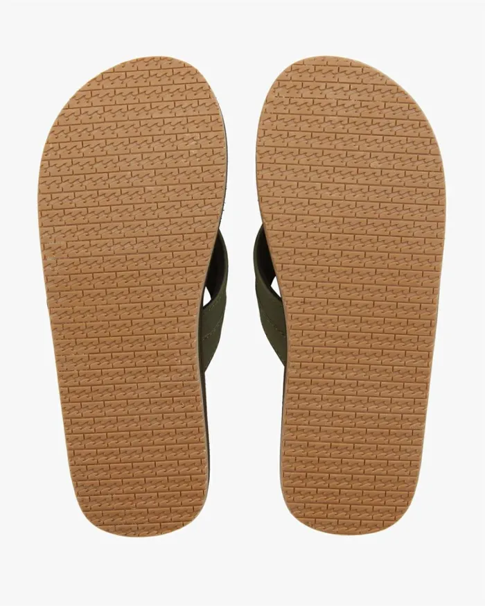 All Day Impact SlipOn Sandals Chocolate Men Billabong Flip Flops