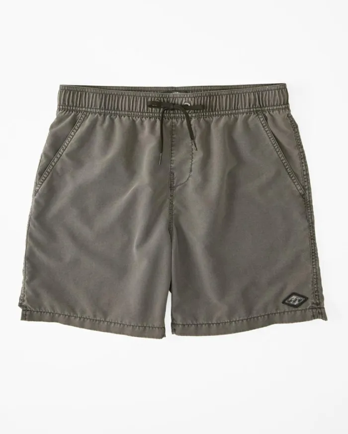 All Day Layback 17034 Boardshorts Black Men Billabong Elastic Waist Boardshorts