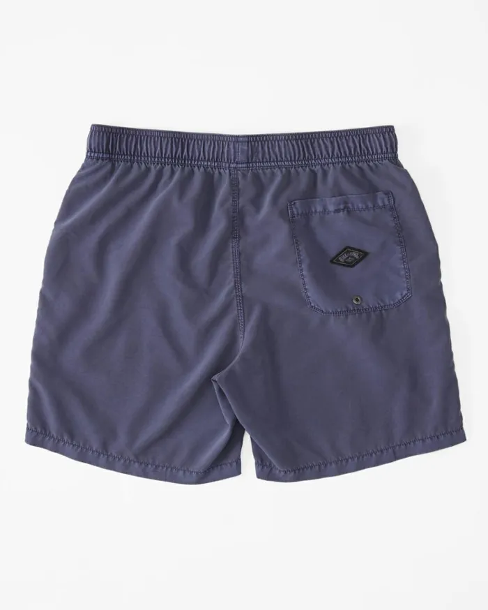 All Day Layback 17034 Boardshorts Dusty Grape Men Billabong Elastic Waist Boardshorts