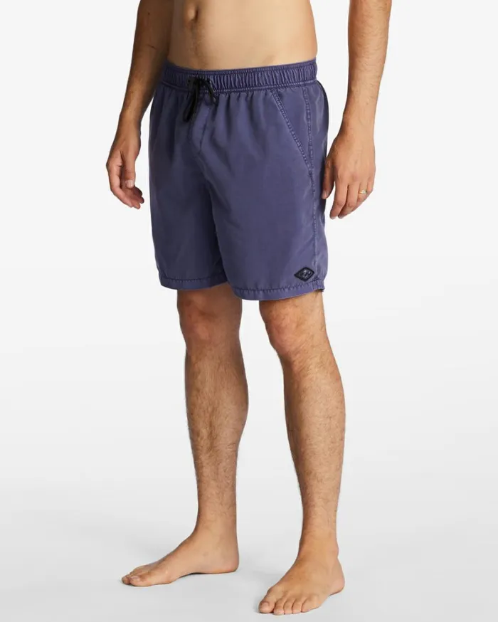 All Day Layback 17034 Boardshorts Dusty Grape Men Billabong Elastic Waist Boardshorts