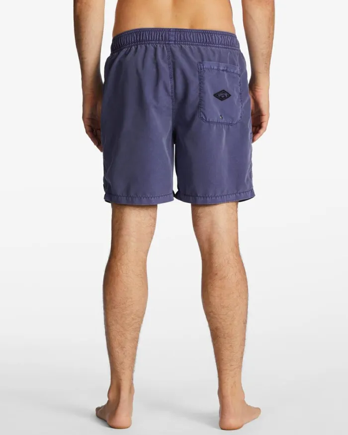 All Day Layback 17034 Boardshorts Dusty Grape Men Billabong Elastic Waist Boardshorts